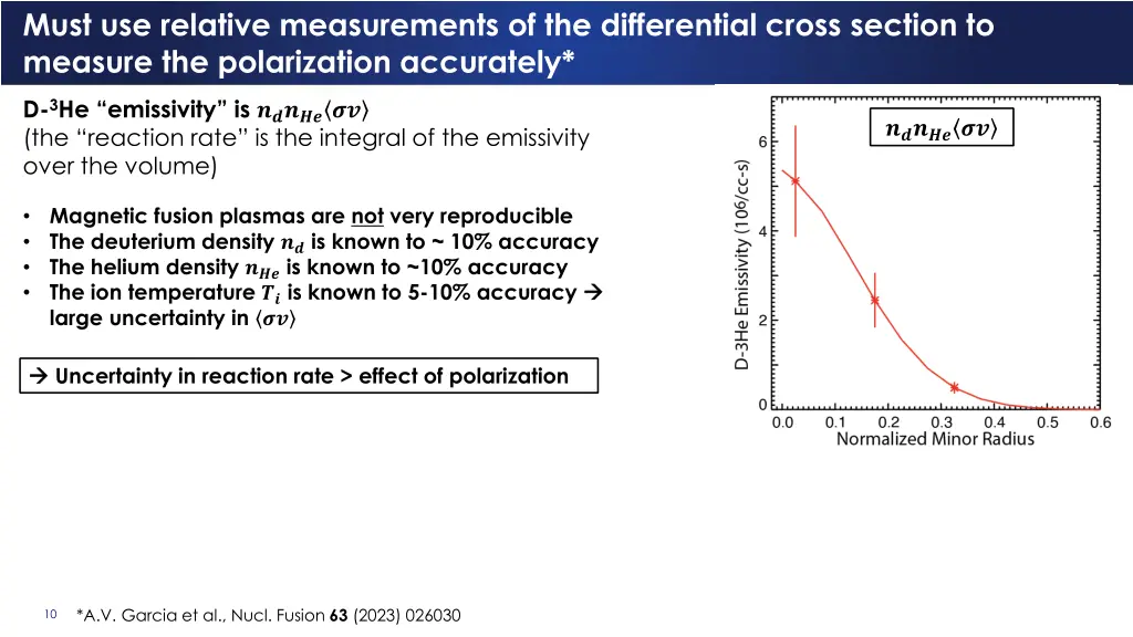 must use relative measurements