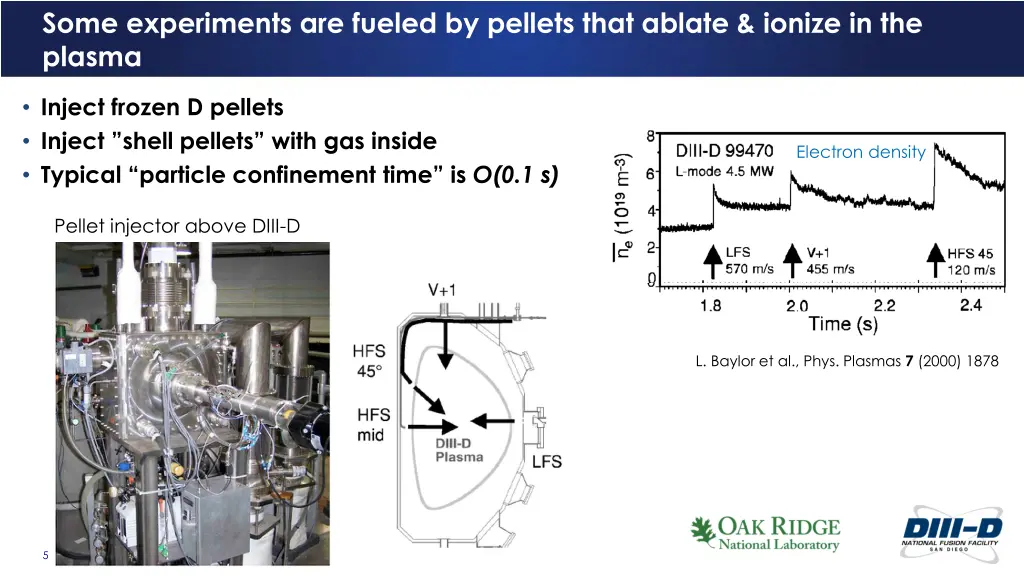 some experiments are fueled by pellets that