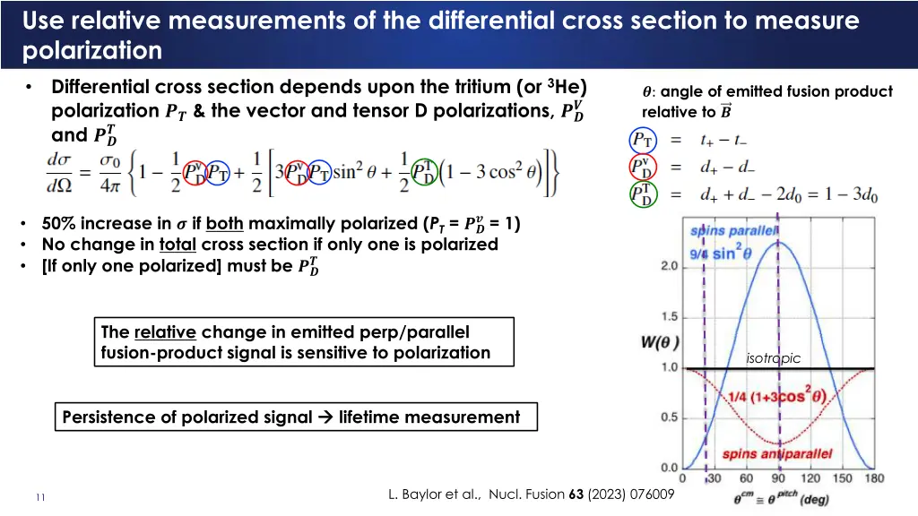 use relative measurements of the differential