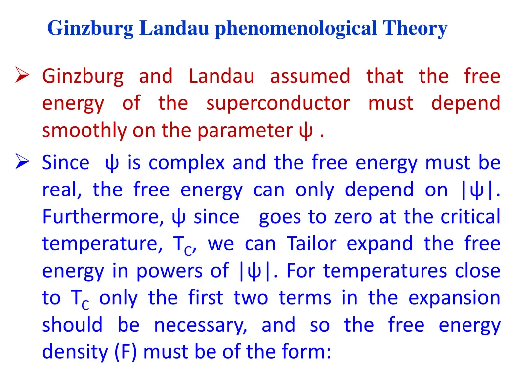 ginzburg landau phenomenological theory 6