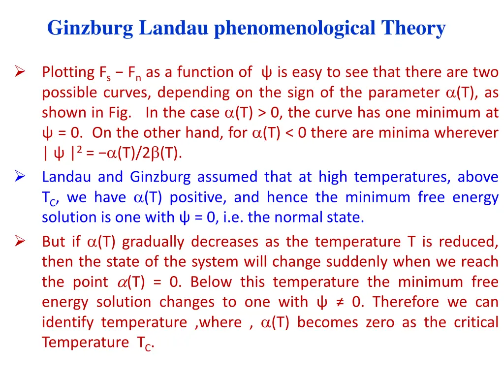 ginzburg landau phenomenological theory 8