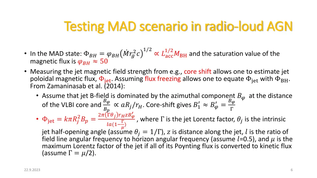 testing mad scenario in radio testing