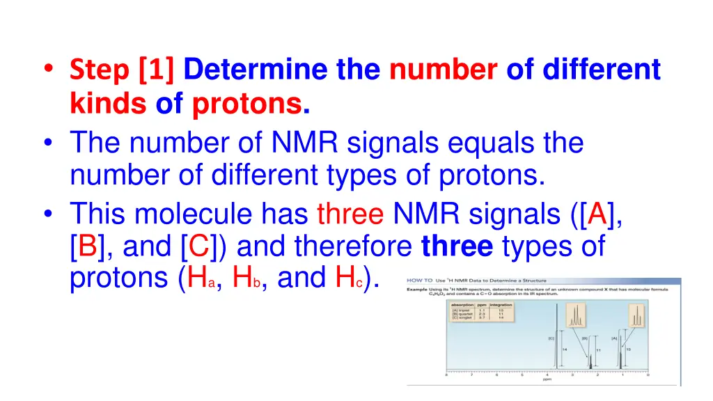 step 1 determine the number of different kinds