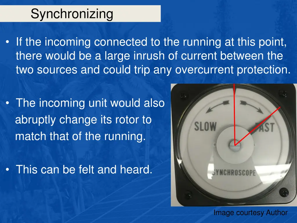 synchronizing 23