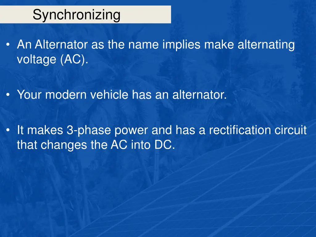 synchronizing 4