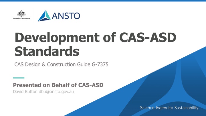 development of cas asd standards cas design