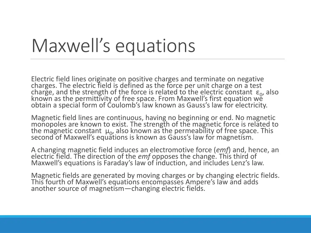 maxwell s equations