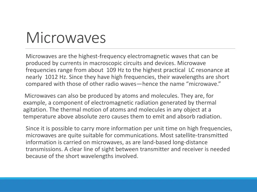 microwaves