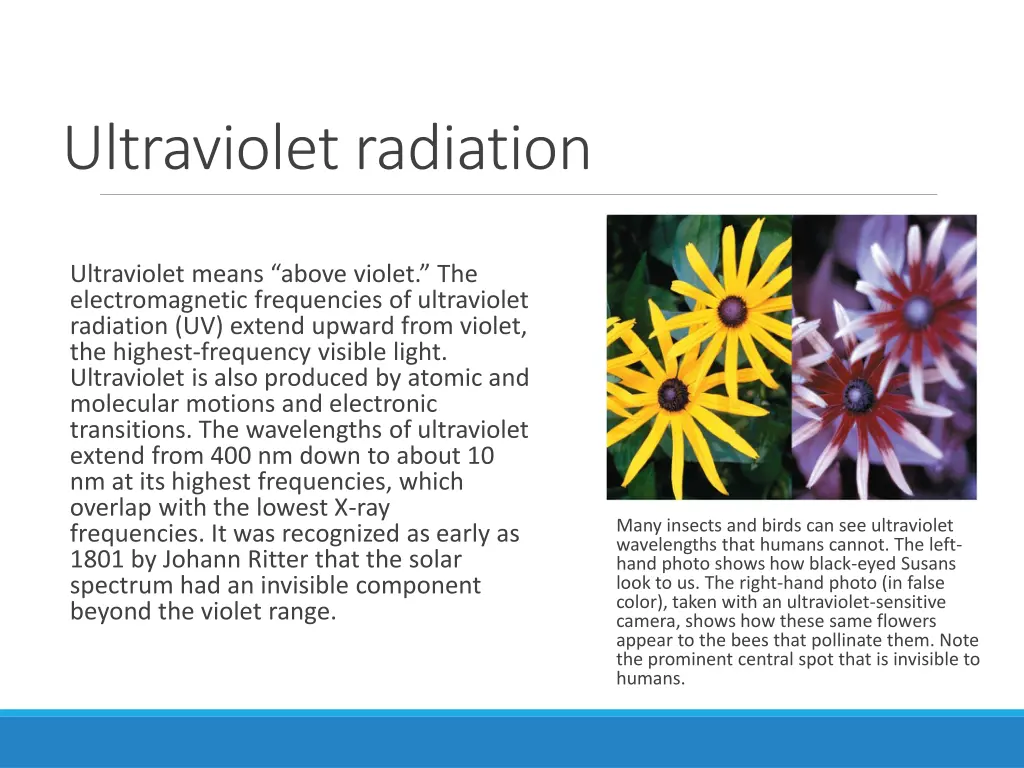 ultraviolet radiation