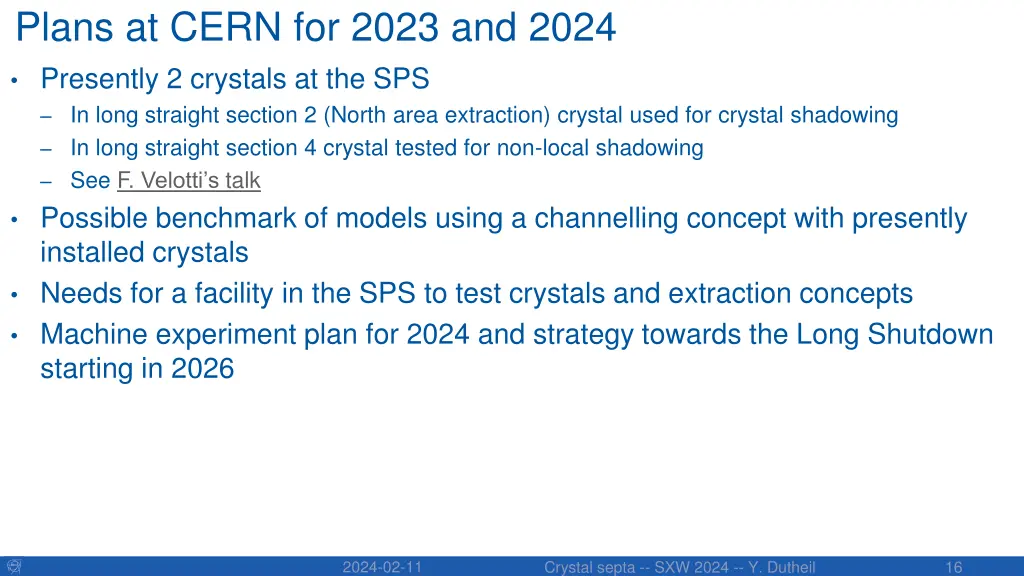 plans at cern for 2023 and 2024