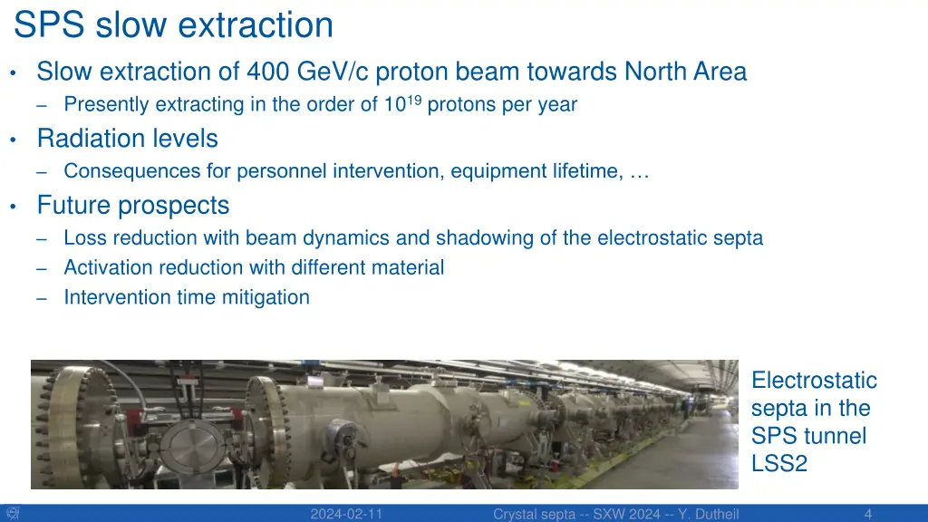 sps slow extraction