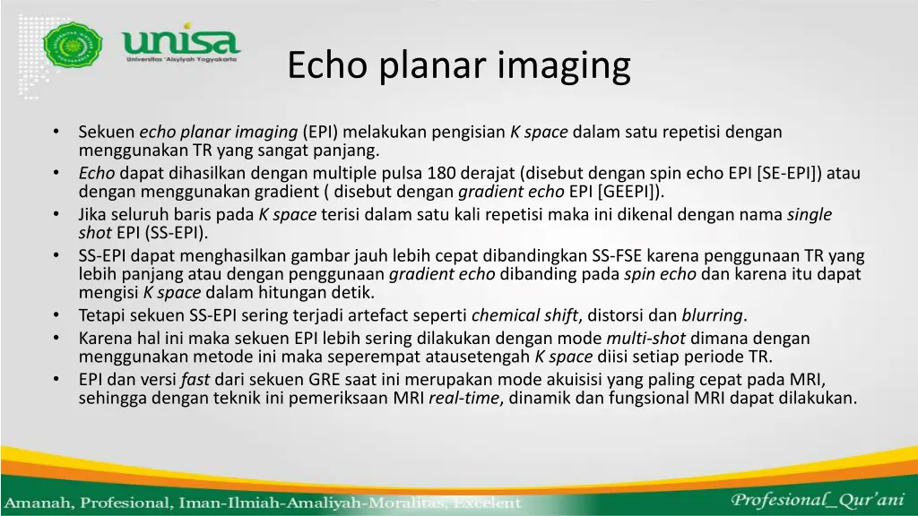echo planar imaging