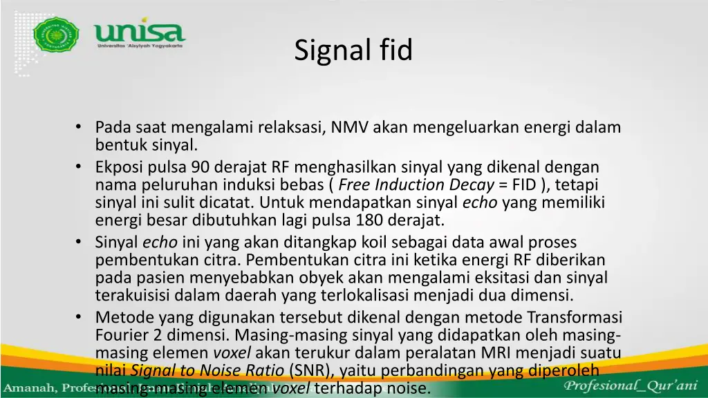 signal fid