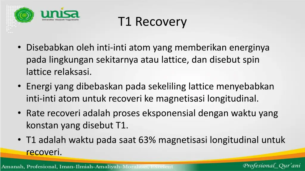 t1 recovery
