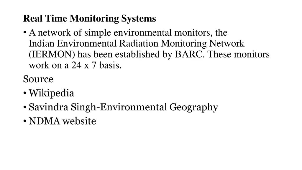 real time monitoring systems a network of simple