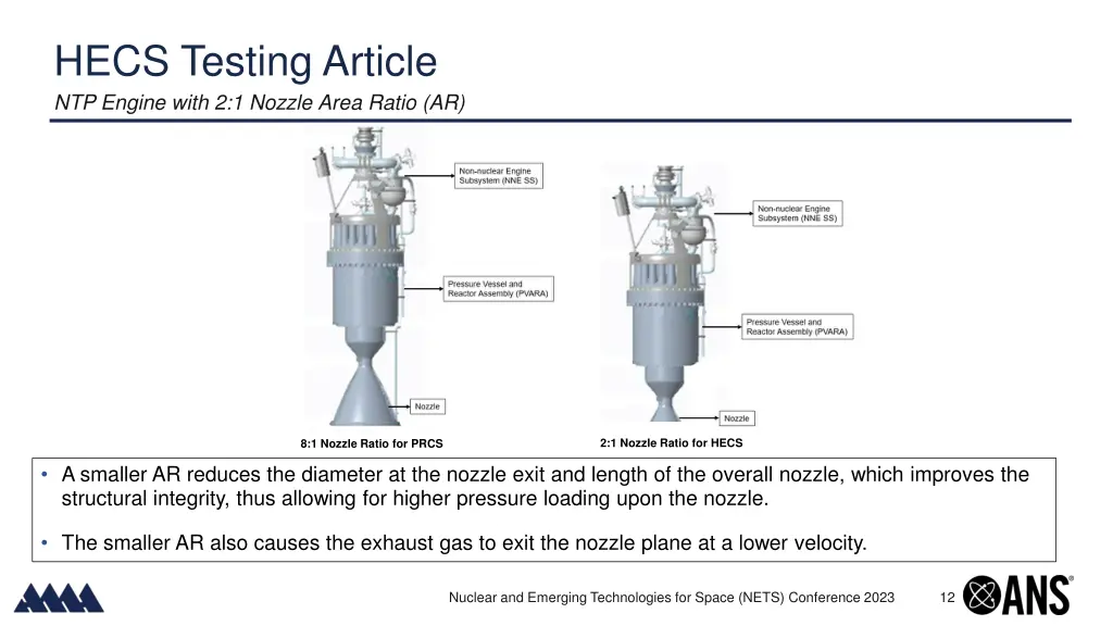 hecs testing article ntp engine with 2 1 nozzle