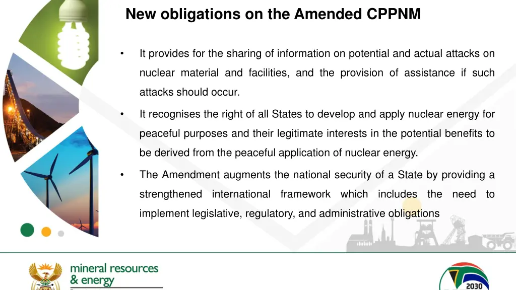 new obligations on the amended cppnm 1