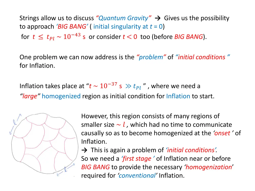 strings allow us to discuss quantum gravity gives