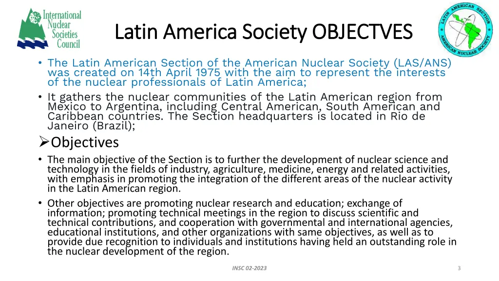 latin america society objectves latin america