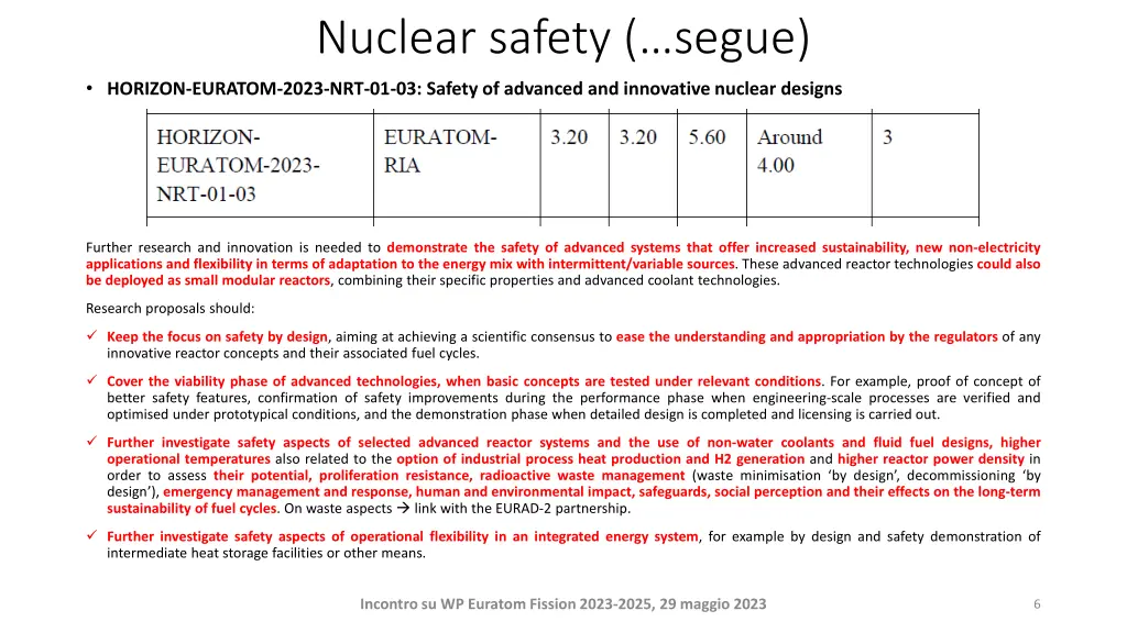 nuclear safety segue