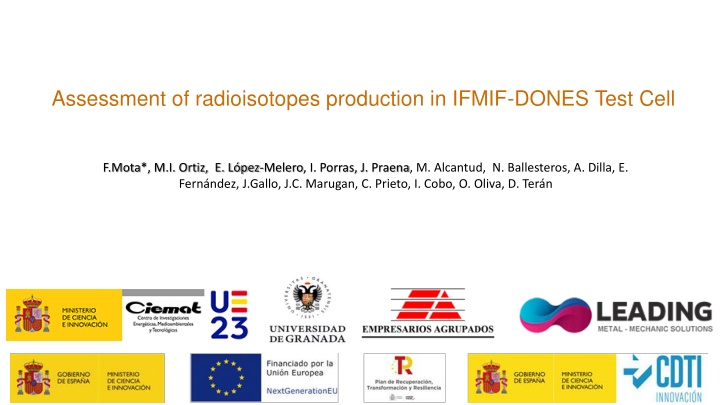 assessment of radioisotopes production in ifmif