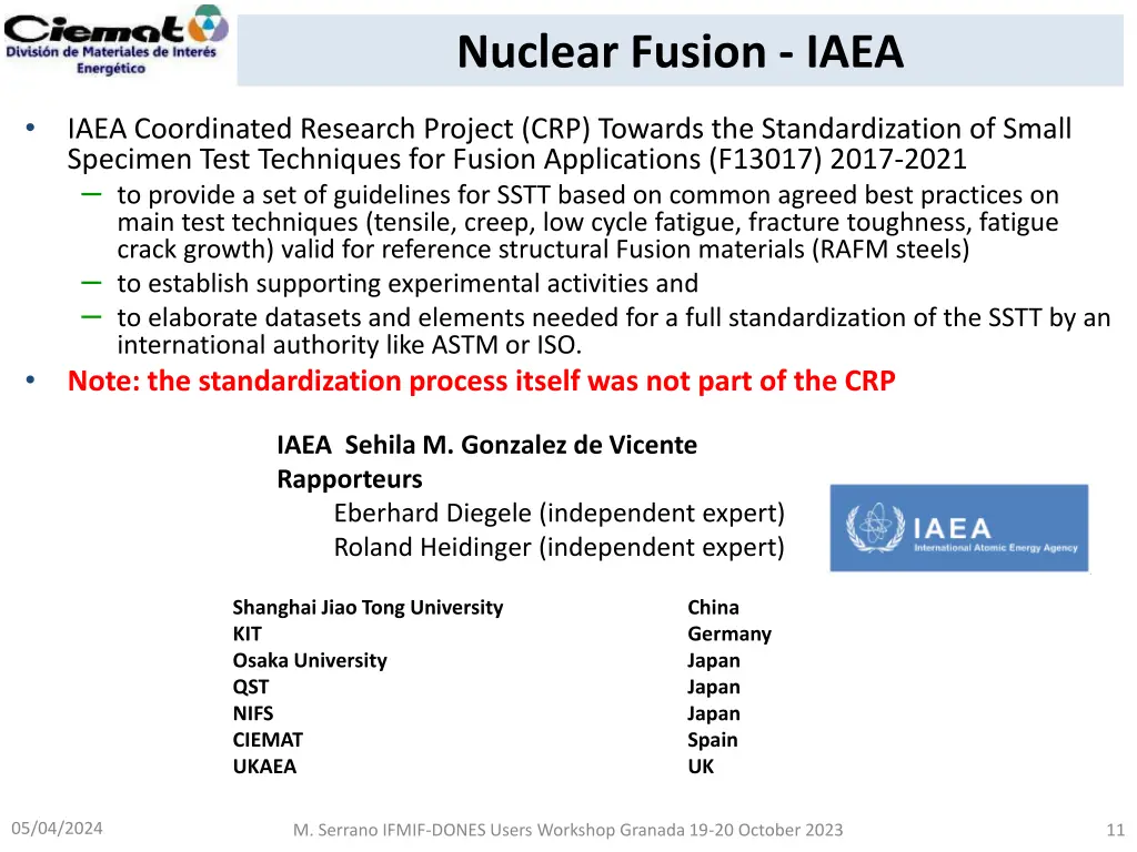 nuclear fusion iaea