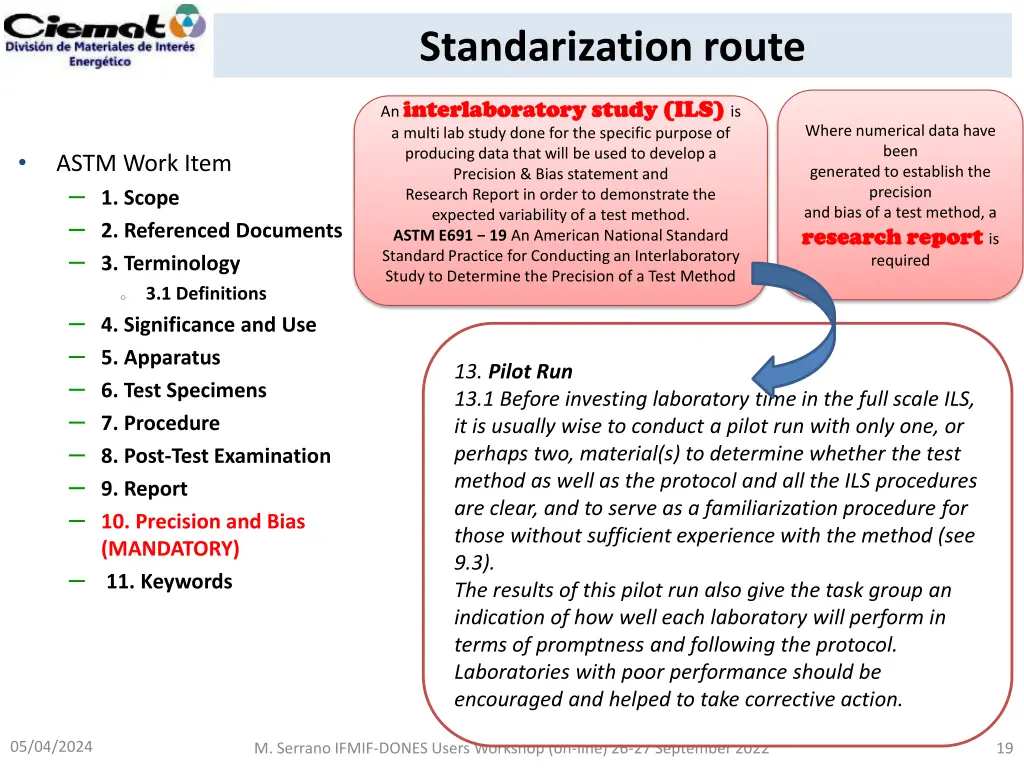 standarization route 1