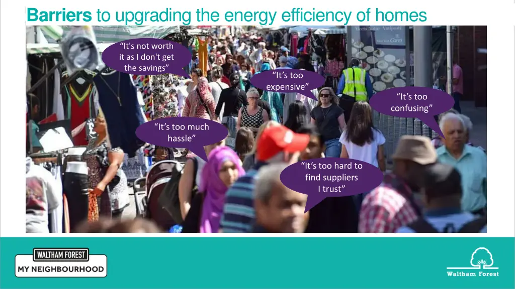 barriers to upgrading the energy efficiency