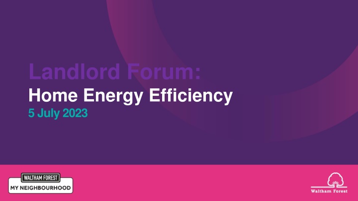 landlord forum home energy efficiency 5 july 2023