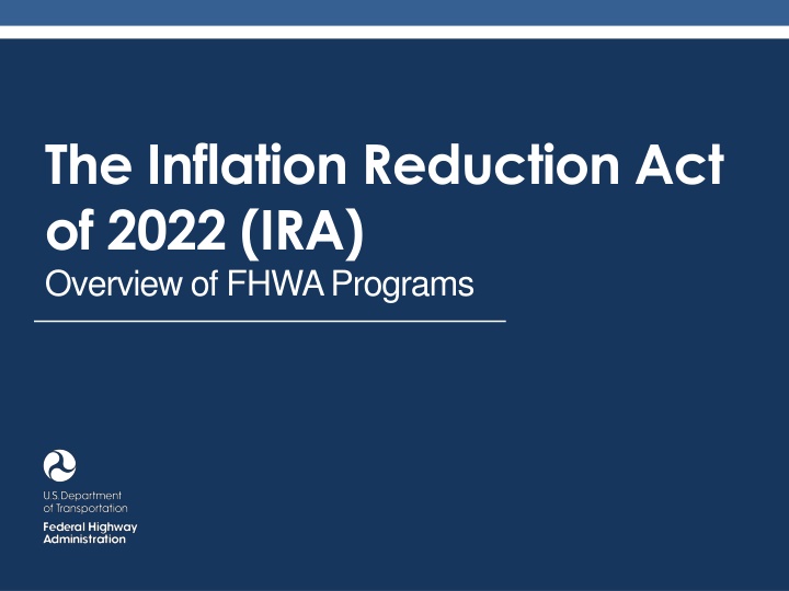 the inflation reduction act of 2022 ira overview