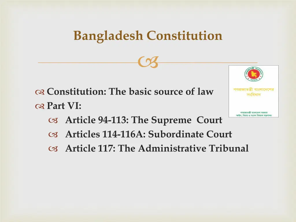 bangladesh constitution