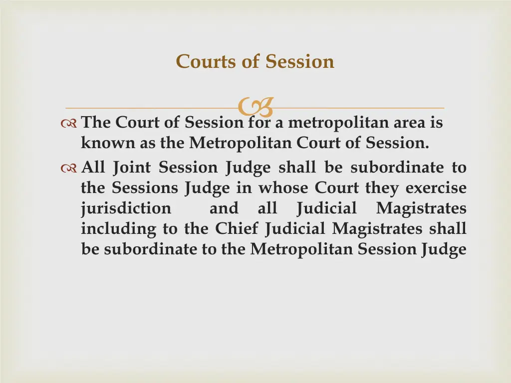 courts of session