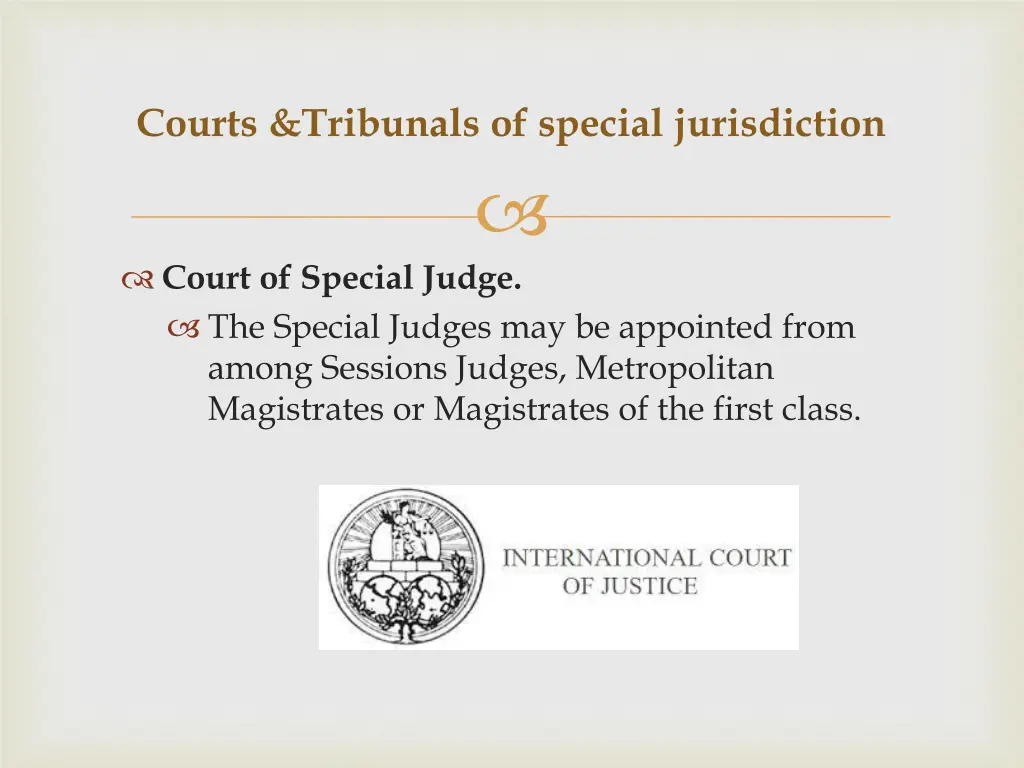 courts tribunals of special jurisdiction 2