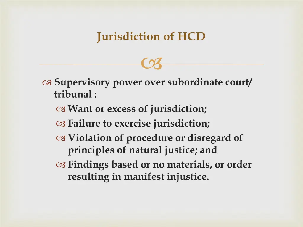 jurisdiction of hcd