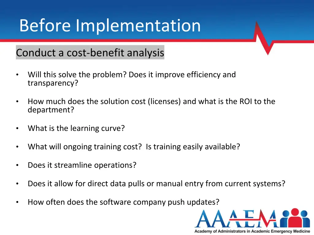 before implementation 1