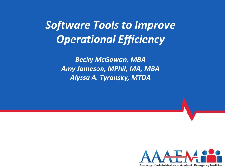 software tools to improve operational efficiency