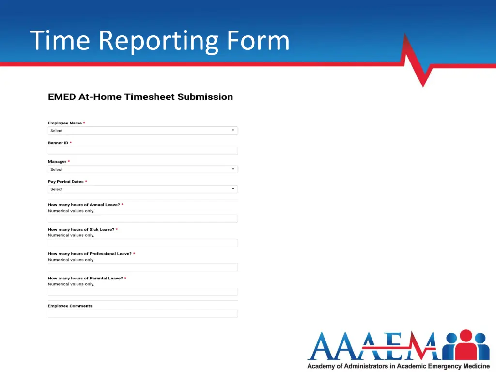 time reporting form