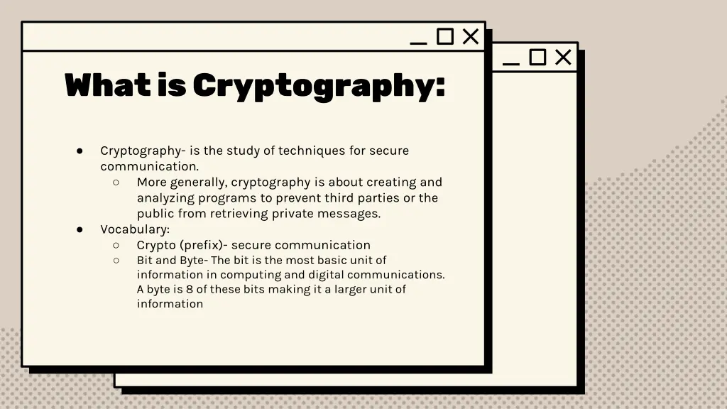 what is cryptography