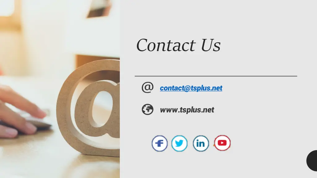 contact us