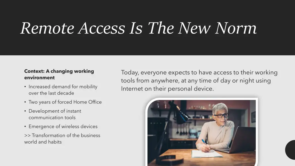 remote access is the new norm