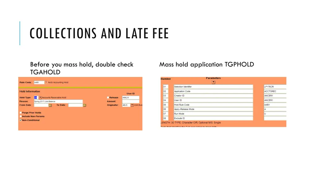 collections and late fee 4