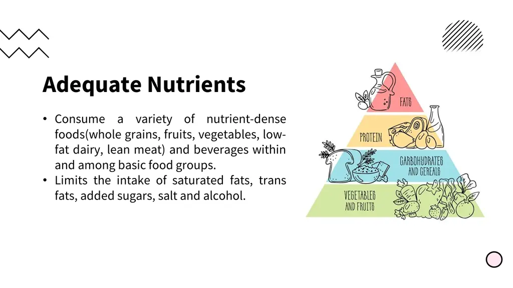 adequate nutrients