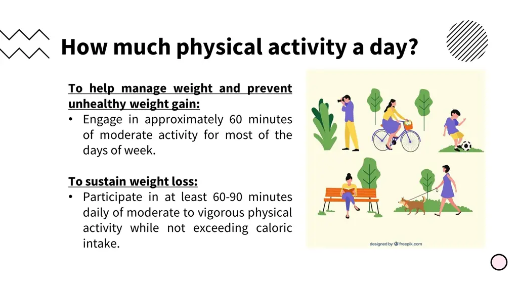 how much physical activity a day