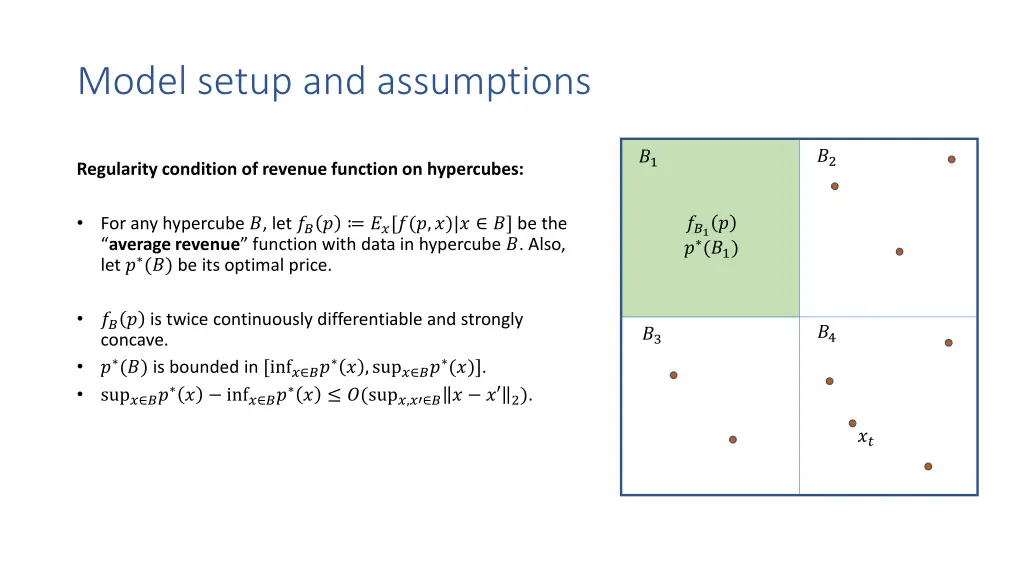 model setup and assumptions 2