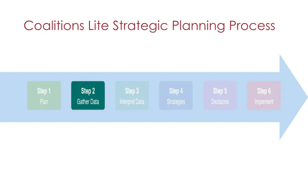 coalitions lite strategic planning process