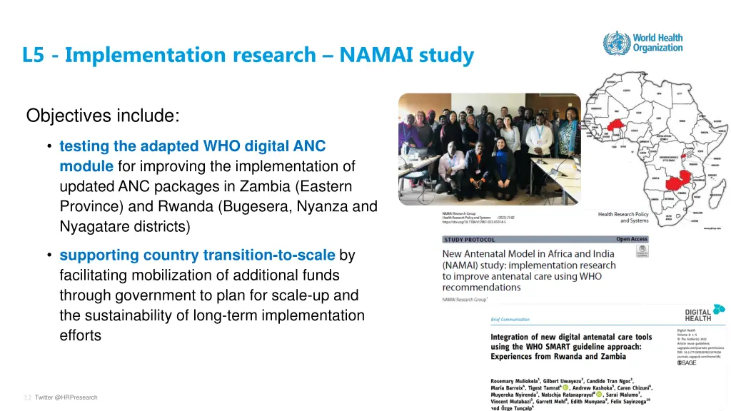 l5 implementation research namai study