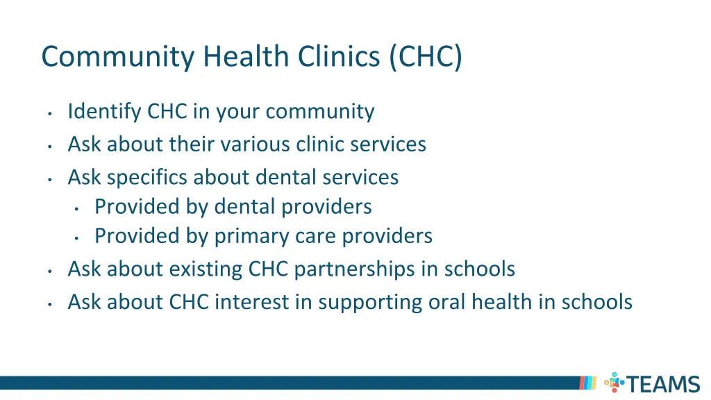 community health clinics chc