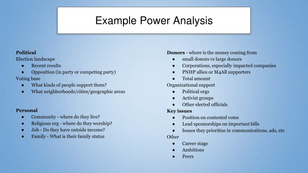 example power analysis 1