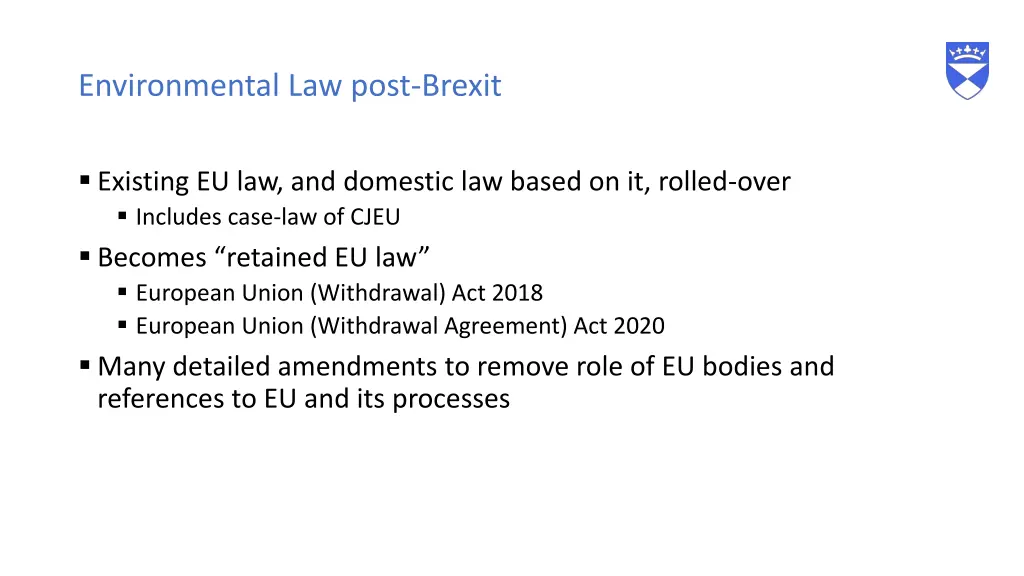 environmental law post brexit