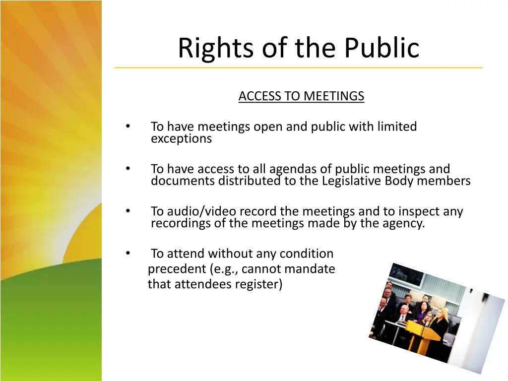 rights of the public